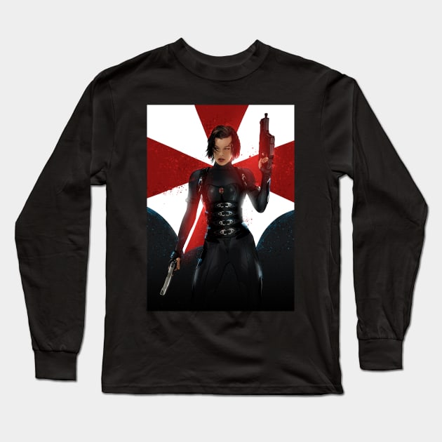 Resident Evil Long Sleeve T-Shirt by nabakumov